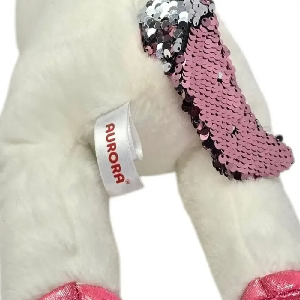 Aurora Shimmers Unicorn Reversible Sequins‎ Fantasy Stuffed Animal Plush Toy 18